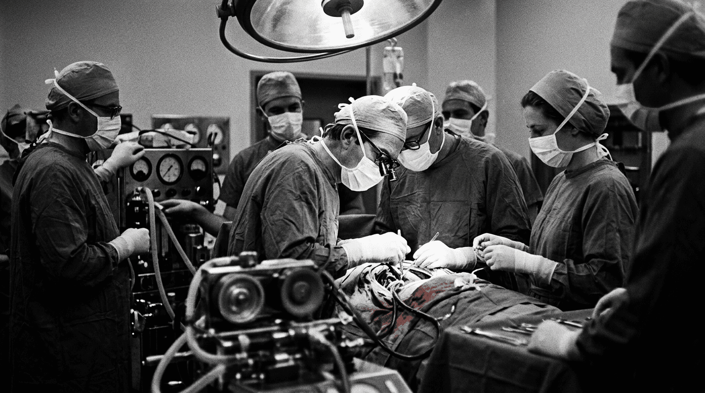 The First Successful Human Heart Transplant